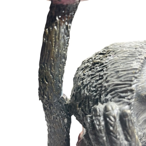 Vintage - 12" Tall - Wooden/ Resin Chimpanzee Figurine - Picture 9 of 12